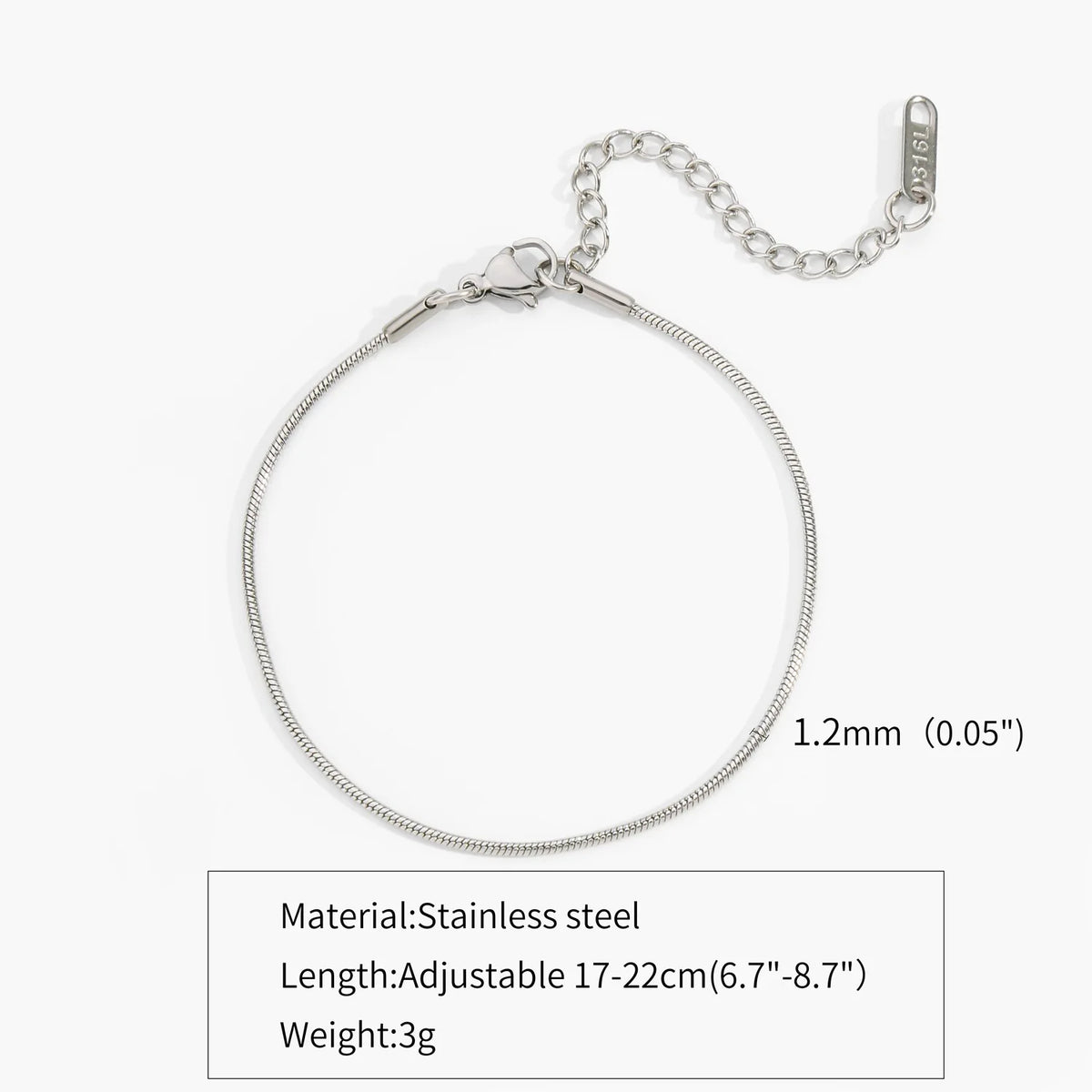 Aurelius Silver Snake Bracelet