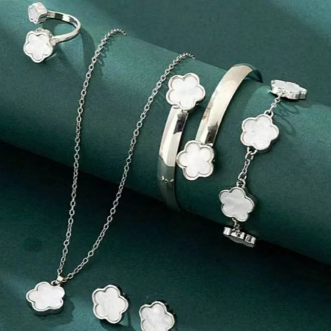 Aurelia Fleur — Signature Five-Petal Jewelry Collection