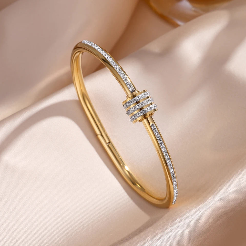 AURELIA Crystal Stack Bracelet Set ✨