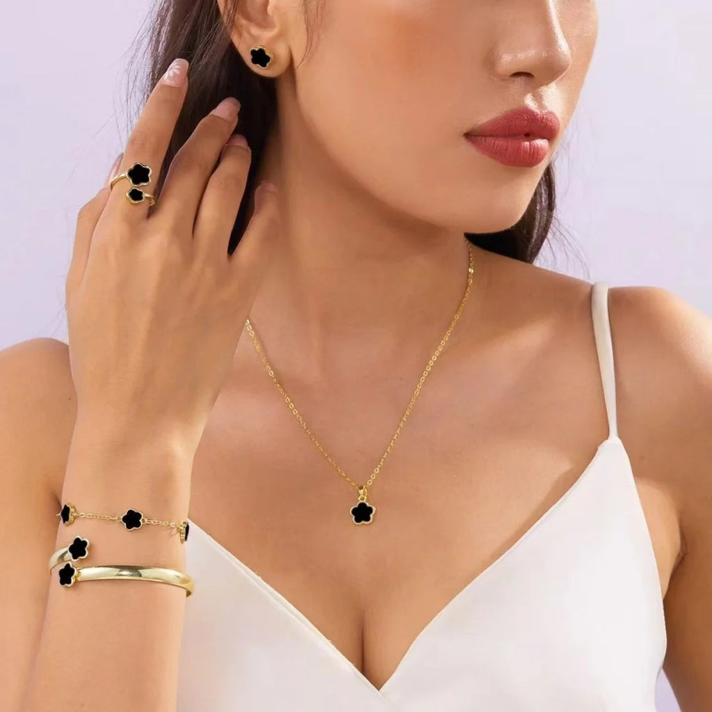 Aurelia Fleur — Signature Five-Petal Jewelry Collection