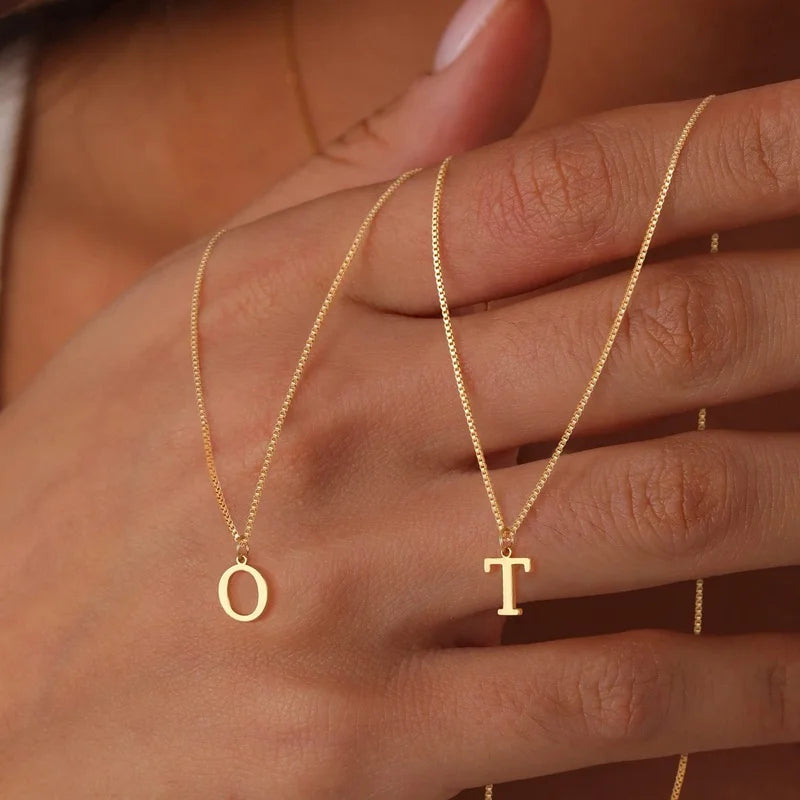 Aurelia Initial — Signature Letter Pendant Necklace | Timeless Luxury Collection