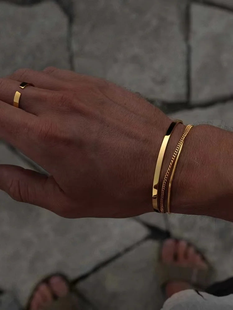 Aurelius Silver Snake Bracelet