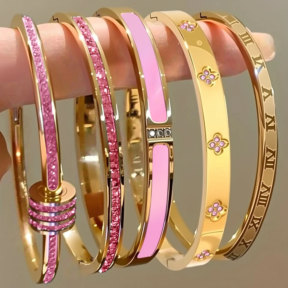 AURELIA Crystal Stack Bracelet Set ✨