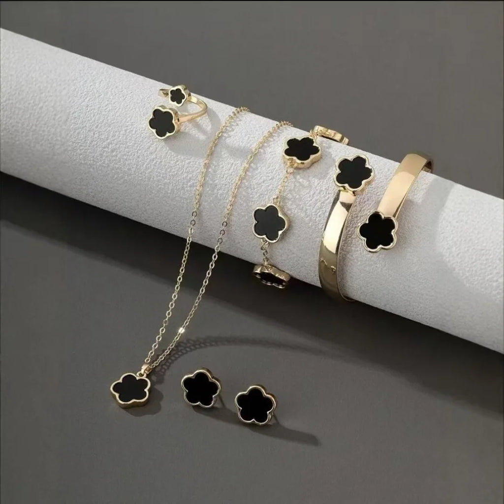 Aurelia Fleur — Signature Five-Petal Jewelry Collection
