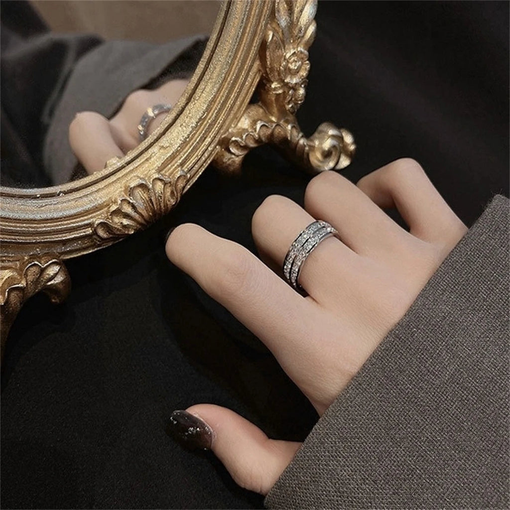 relia Royale — Rose Gold Crystal Halo Ring | Timeless Elegance