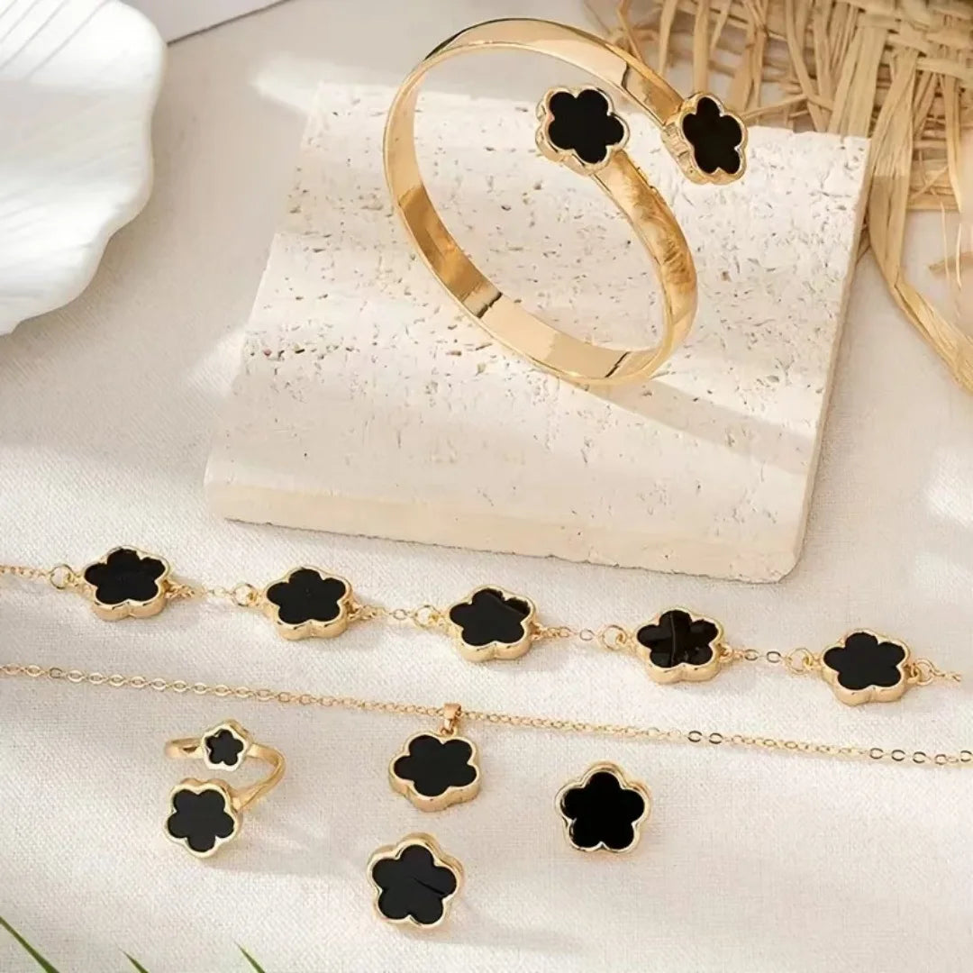 Aurelia Fleur — Signature Five-Petal Jewelry Collection