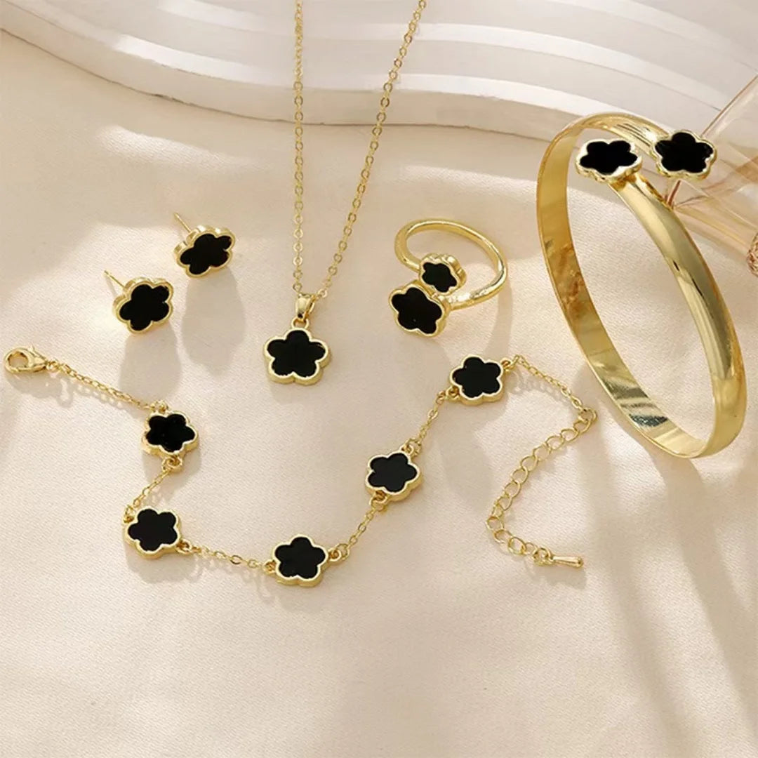 Aurelia Fleur — Signature Five-Petal Jewelry Collection