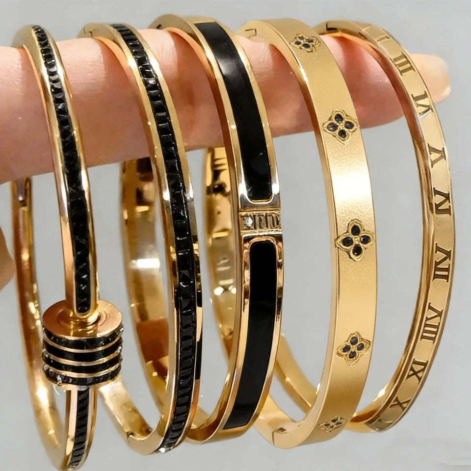 AURELIA Crystal Stack Bracelet Set ✨