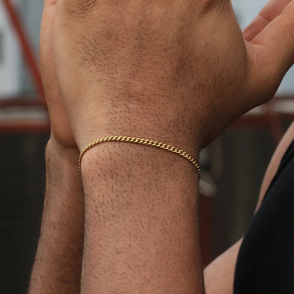 Monarch 3mm Cuban Link Bracelet