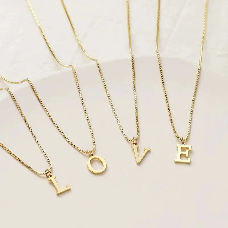 Aurelia Initial — Signature Letter Pendant Necklace | Timeless Luxury Collection