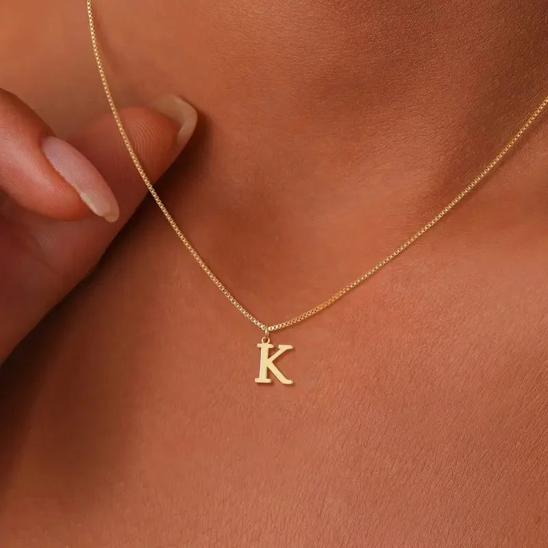Aurelia Initial — Signature Letter Pendant Necklace | Timeless Luxury Collection