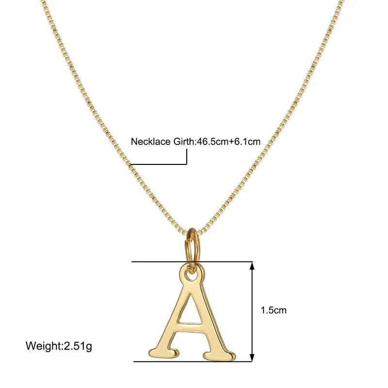 Aurelia Initial — Signature Letter Pendant Necklace | Timeless Luxury Collection